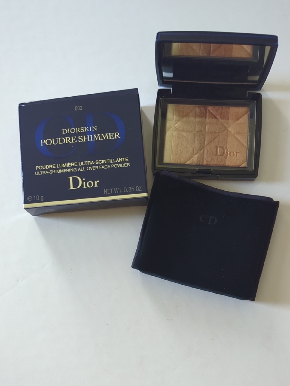 Dior Diorskin Poudre Shimmer Compact — 002 Amber Diamond